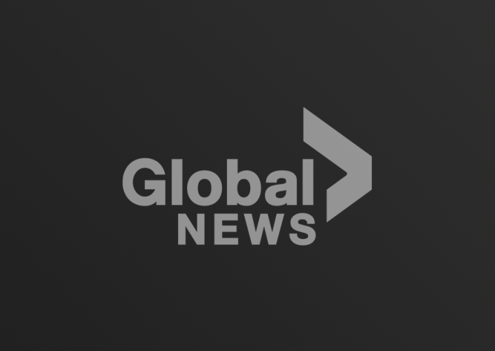 Global News logo on dark gradient background