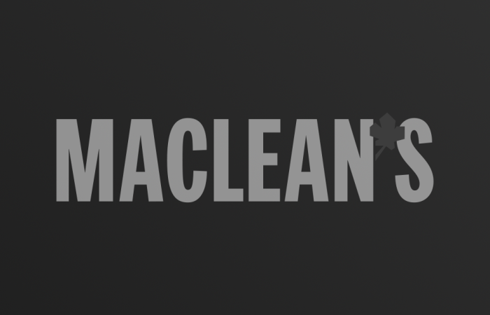 Maclean's logo on dark gradient background